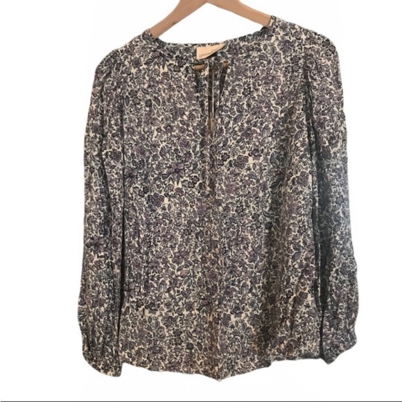 Universal Threads Women’s Floral Print Long Sleeve Blouse Size XS NEW WITH TAGS - Picture 1 of 5